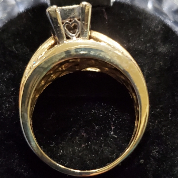 1carat diamond ring 14k, 7.2g - Picture 14 of 17